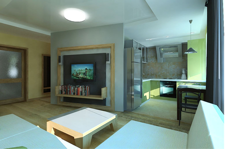 Dizainas treshka Chruščiovoje